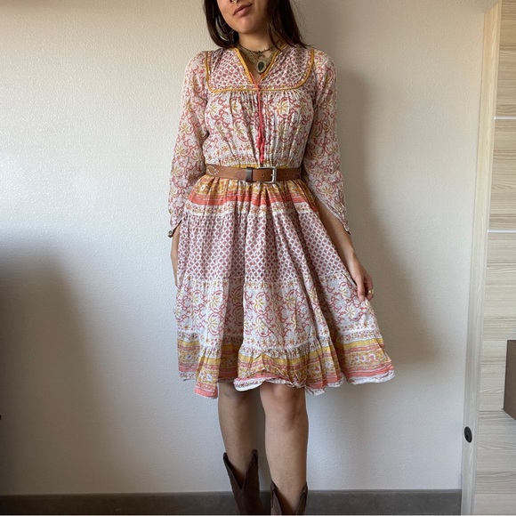 Matta Nitika Nima ~ 70’s Inspired Quilt Dress - Picture 2 of 7